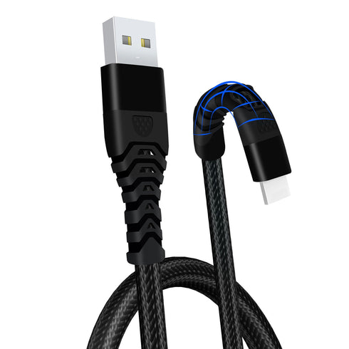iPhone Charger Cable 1M Pack of 3, Braided Lightning Cable USB Heavy Duty Charger Data Lead - TradeNRG UK